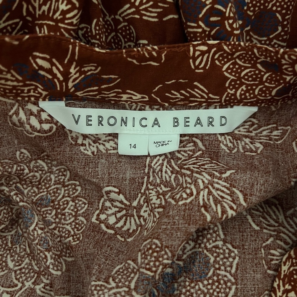 Veronica Beard Swedie Midi Dress, Size 14 - Picture 8 of 9